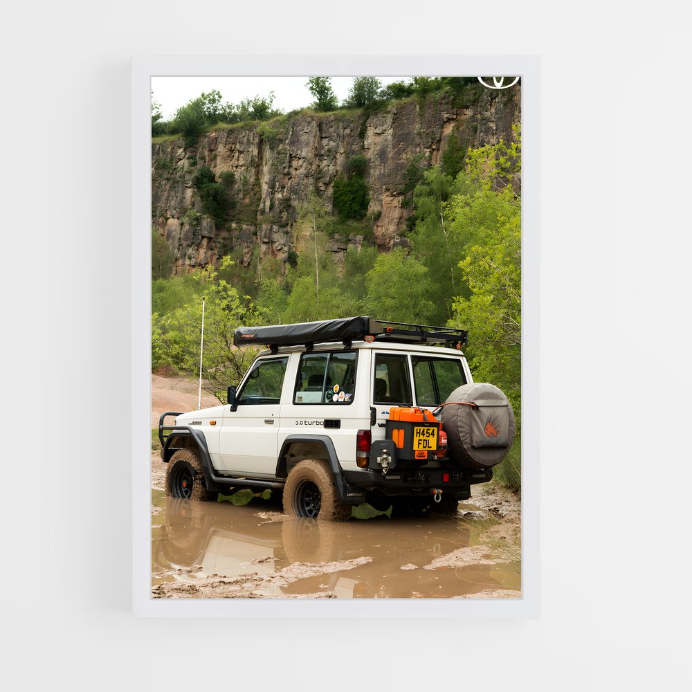 Poster Land Cruiser 70 Épopée Aventureuse – affiche Toyota (vue 3)